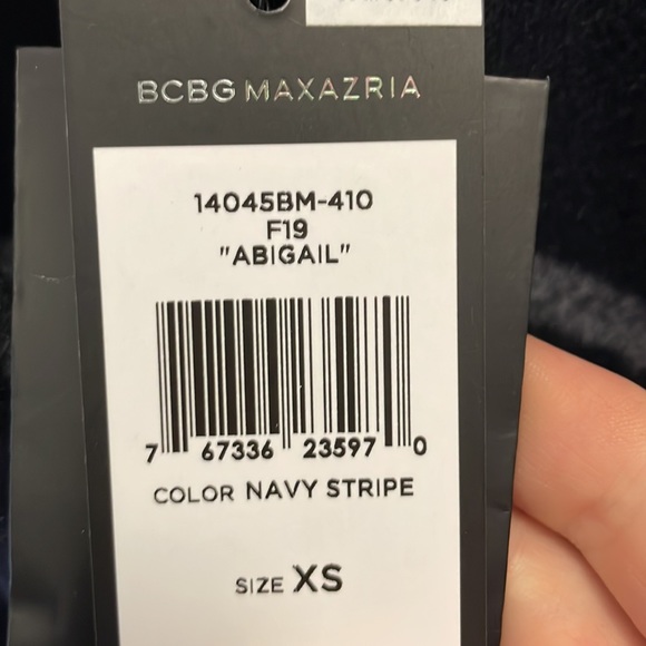 BCBG MaxAzaria Authentic Wool Moto Vest - Picture 6 of 6